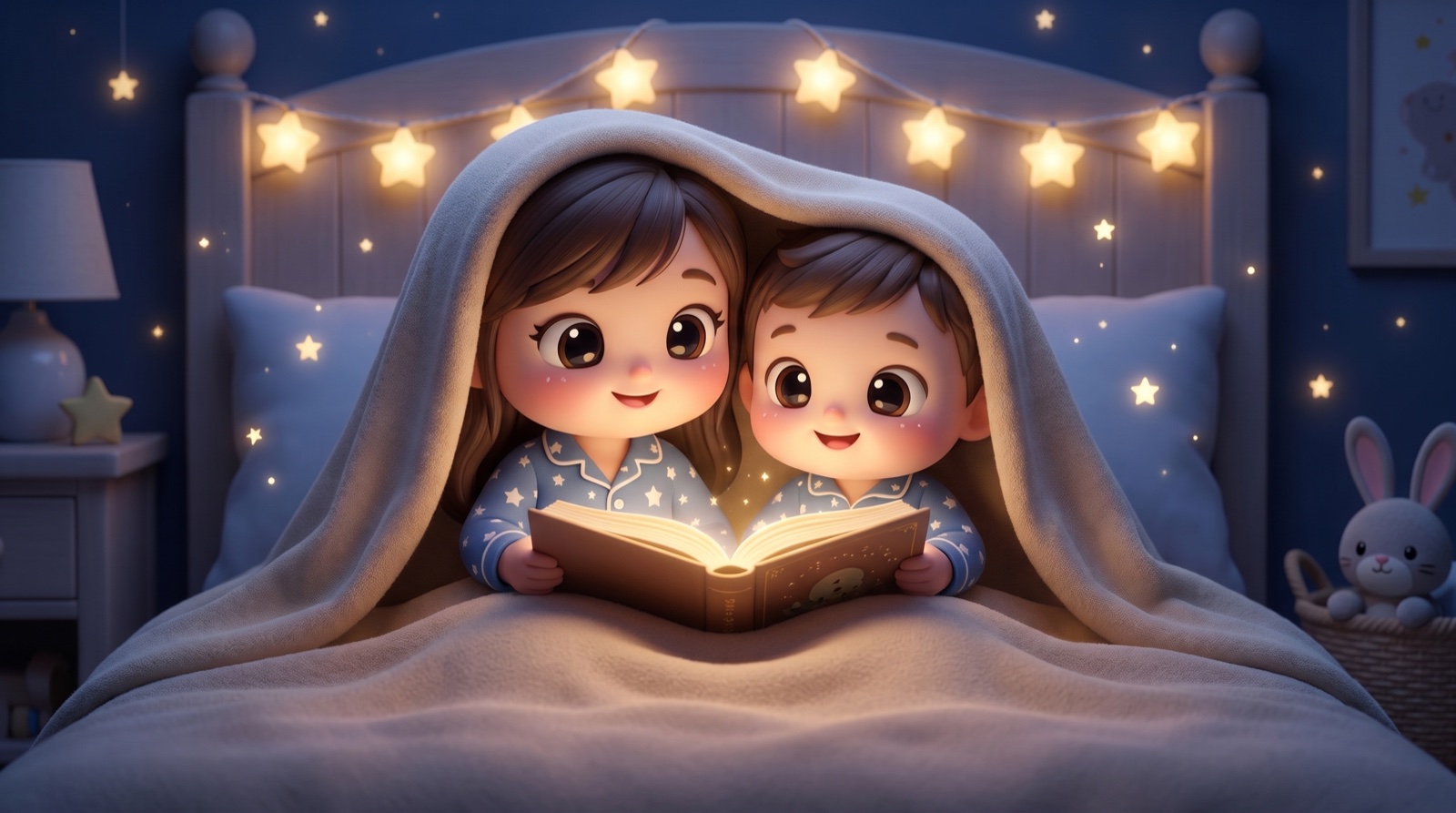 One Story, Two Dreamers: Bedtime for Siblings